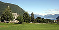 Die Lage der Kirche am Sognefjord