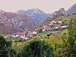 View of Sames, the capital of this municipality.