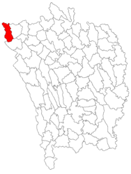 Băcești – Mappa