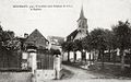 Place de l'Église à Boussay