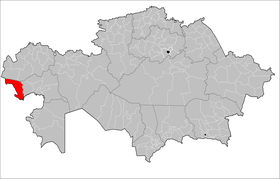 Localisation de District de Kurmangazy