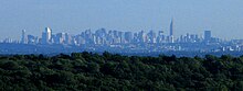 Manhattan from Suffern, New York