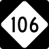 Georgia State Route 246 and North Carolina Highway 106 marker