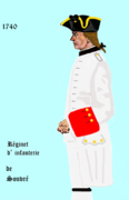 Uniforme de 1740 à 1762