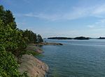 Strandklippor i Nybondas