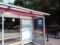 Zamenhof bus stop in Warsaw