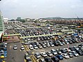 Front parking area of the mall.