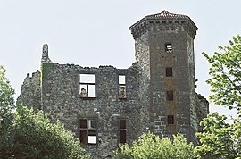 Ruins of the chateau of Branzac