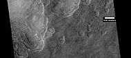 Scalloped ground, as seen by HiRISE under HiWish program