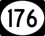 Highway 176 marker