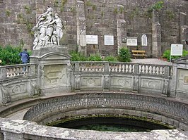 De Donaubron in Donaueschingen, Duitsland