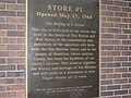 Tim Hortons plaque, 1st store