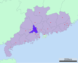 குவாங்க்டங்கில் அமைவிடம்