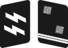 Gorget patches SS-Hauptscharführer SS-Standartenoberjunker