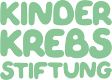 Das Logo der Deutschen Kinderkrebsstiftung seit Mai 2024