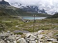 Montespluga mit Stausee Lago di Montespluga