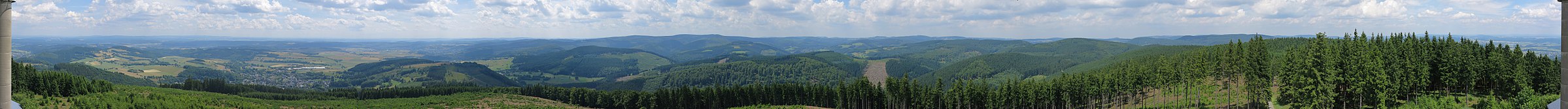 Panorama vom Aussichtsturm