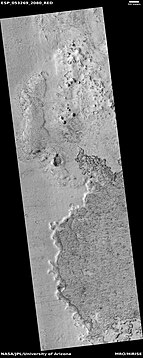 Lava flow, as seen by HiRISE under HiWish program