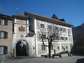 S Obertor (Porta Sura) im Städtli Ilanz