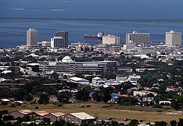 Downtown Kingston and the Port of Kingston.