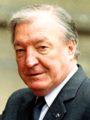 Charles Haughey op 9 december 1989 (Foto: Christian Lambiotte) overleden op 13 juni 2006