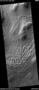 Wide view of hollows, as seen by HiRISE under HiWish program. Hollows may be formed as ice leaves the ground.