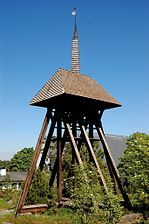 Klockstapel vid Skoghalls kyrka