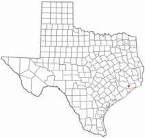 Location of La Porte, Texas