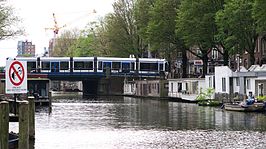 De brug gezien vanaf de Katterug, mei 2017