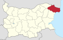 Dobrich in Bulgaria.svg