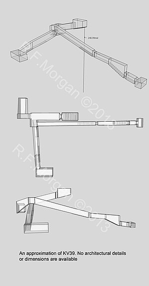 KV39's geometriska form.