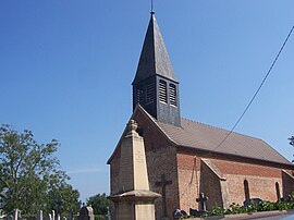 The church in Villegaudin