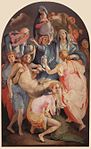 Jacopo Pontormo Gravläggningen, 1525-1528, Cappella Capponi, Santa Felicità, Florens