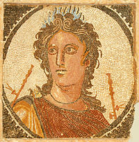 Euterpe mosaïque romaine du IIe siècle, :Museu Nacional Arqueològic de Tarragona (ca)