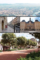 A general view of Villefranche-sur-Saône