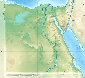 Map showing the location of Ras Muhammed National Park