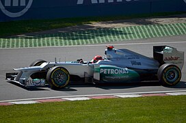 Michael Schumacher beim Großen Preis von Kanada 2012