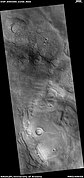 Scalloped terrain, as seen by HiRISE under HiWish program