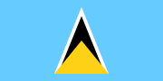 Saint Lucias flagg