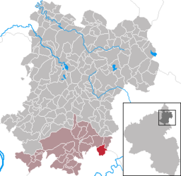 Läget för Görgeshausen i Westerwaldkreis