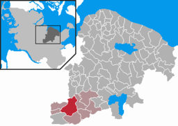 Läget för kommunen Schillsdorf i Kreis Plön