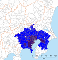 Tokio (Área Empleada Urbana), según la Universidad de Tokio. Población 31.7 millones de personas (2000).