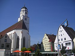 Skyline of Höchstädt an der Donau