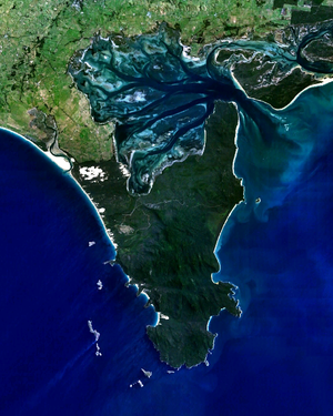 Satellitenbild von Wilsons Promontory 2005.