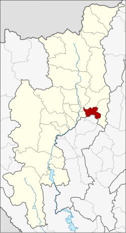 District location in Chiang Mai province