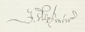 signature de Jean Alfonse