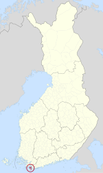 Location o Bromarv in Finland