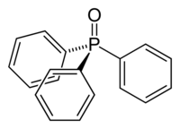 Structuurformule van trifenylfosfineoxide