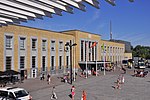 Het hoofdstation van Brugge, een voorbeeld van modern classicisme, 1938