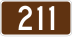 Route 211 marker